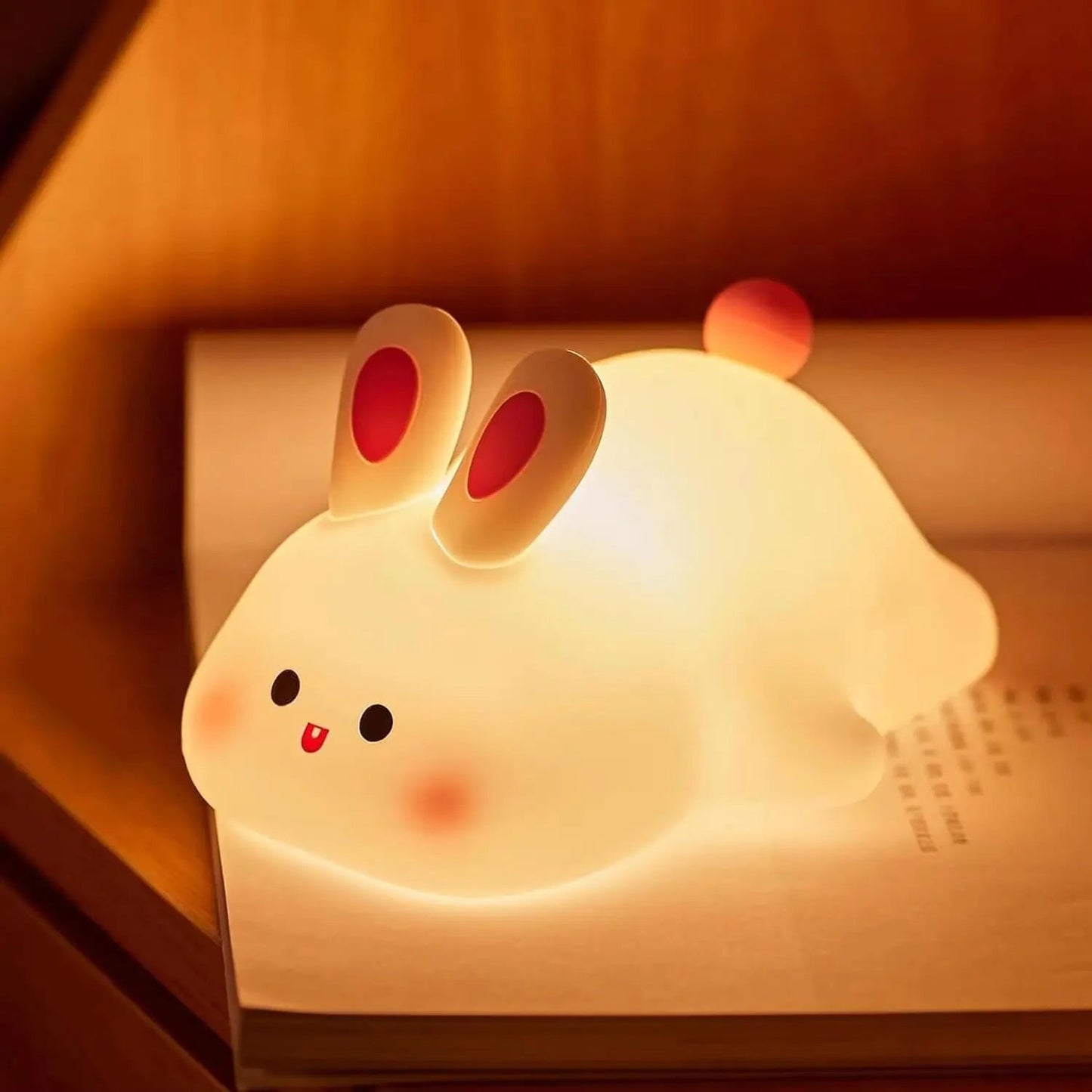 Cute Rabbit Silicone Lamp Soft