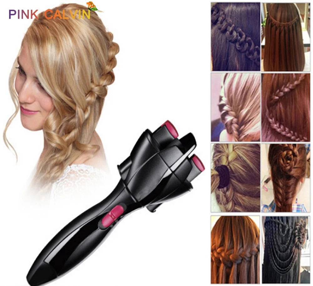 Automatic Hair Twister Curler Device