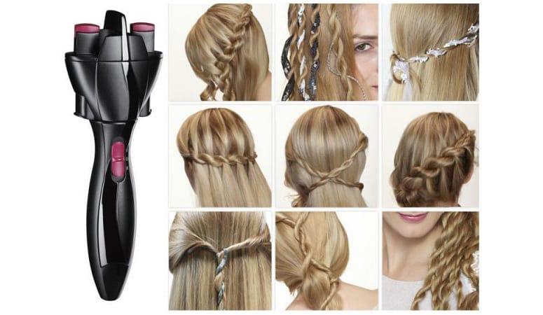 Automatic Hair Twister Curler Device