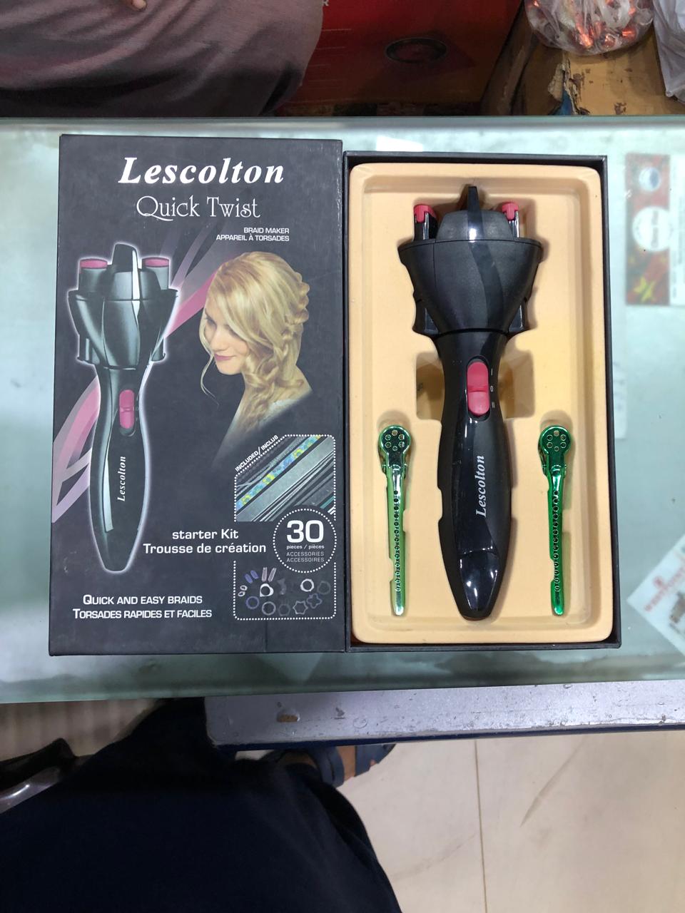 Automatic Hair Twister Curler Device