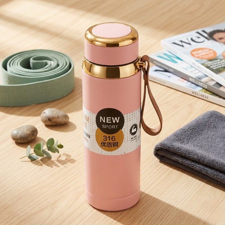 Matte Stainless Steel Water Bottle