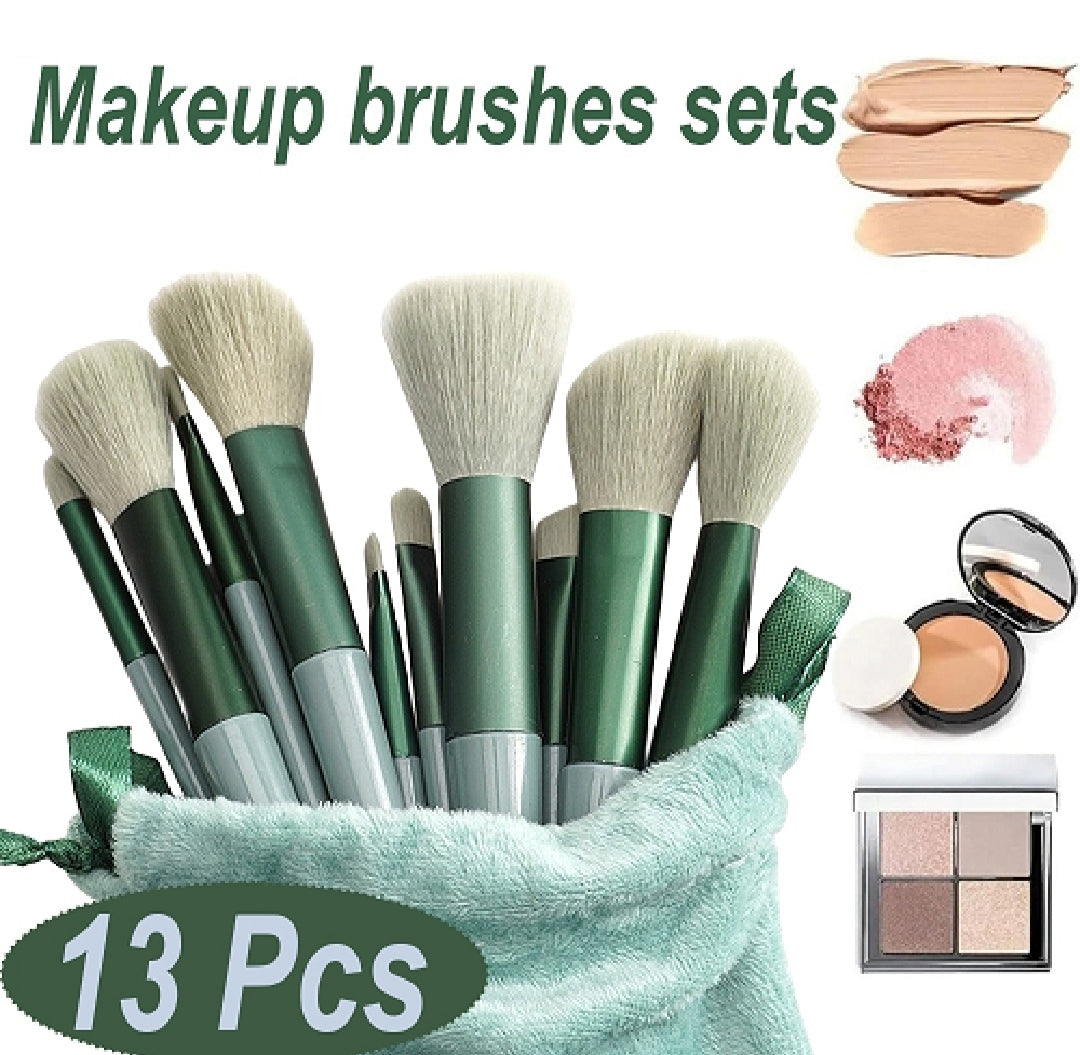 13 Piece Makeup Brush Set