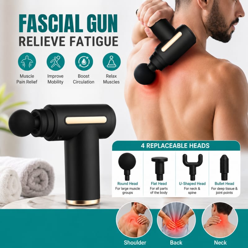 5-in-1 Electric Massage Gun
