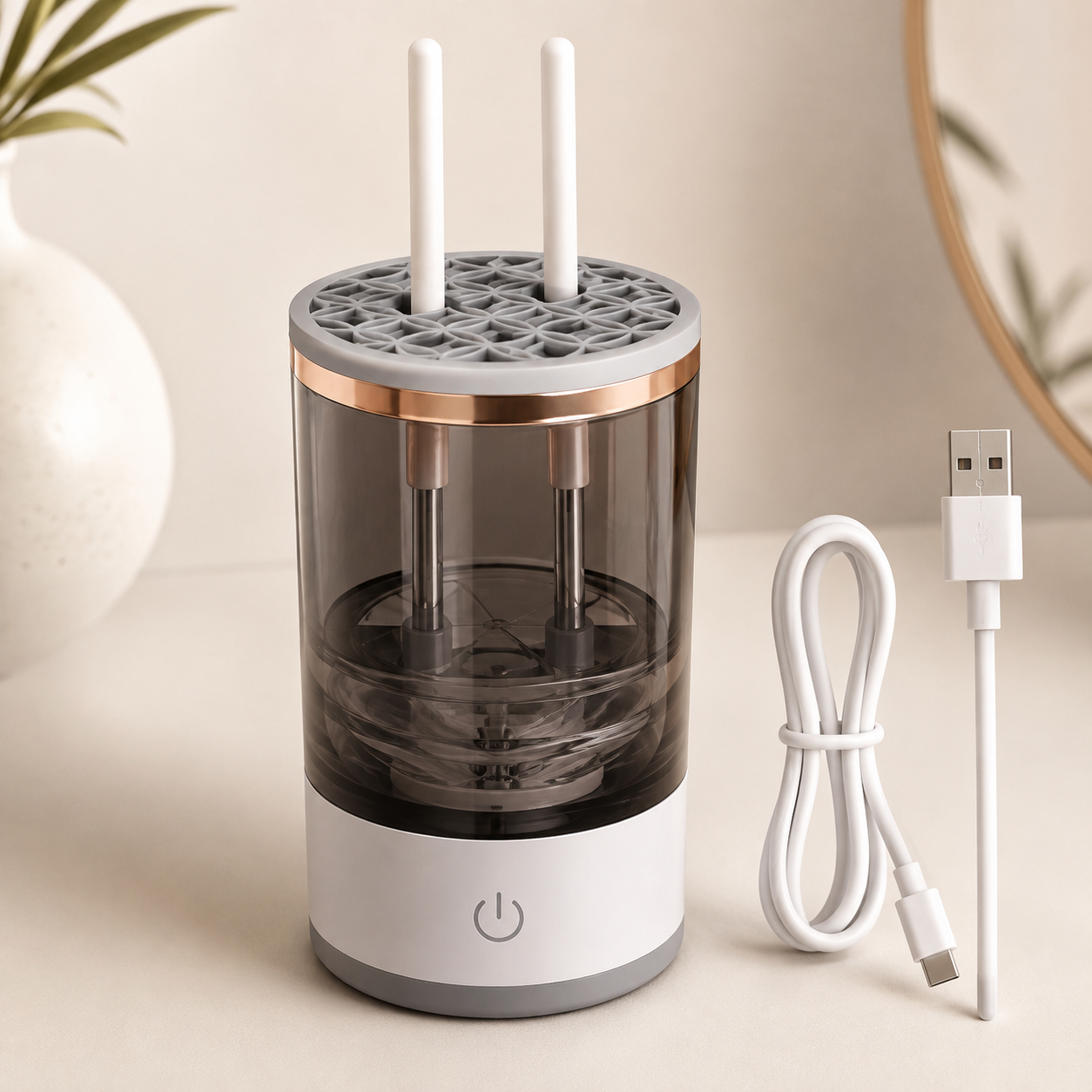 Portable Electric Makeup Brush Cleaner Machine