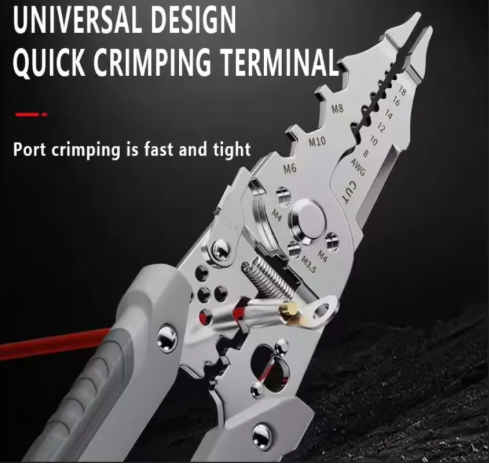 Stainless Steel Wire Breaker and Stripper in Hand