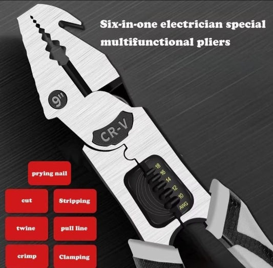 6-in-1 Multifunctional Pliers – Functions Overview