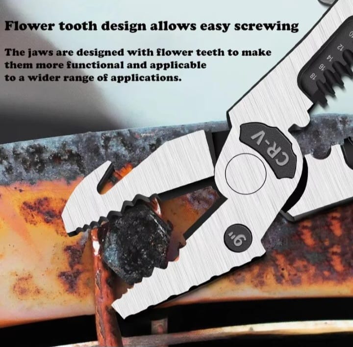 Flower Tooth Design for Easy Screwing
