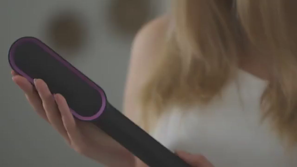 2-in-1 Electric Hair Straightening Brush