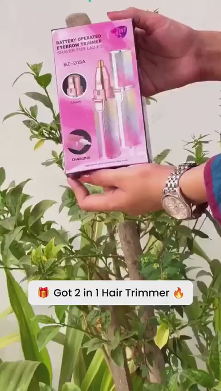 2-in-1 Electric Eyebrow Trimmer