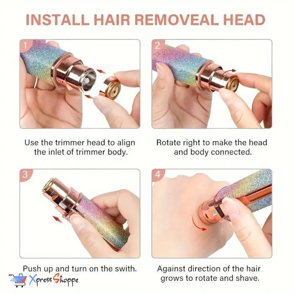 2-in-1 Electric Eyebrow Trimmer