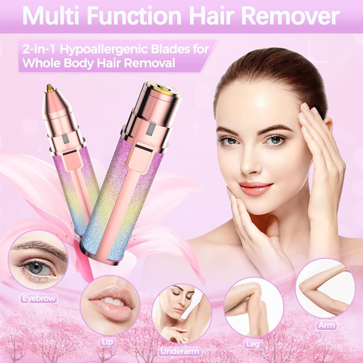 2-in-1 Electric Eyebrow Trimmer