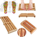 Traditional Wooden Roller Foot Massager