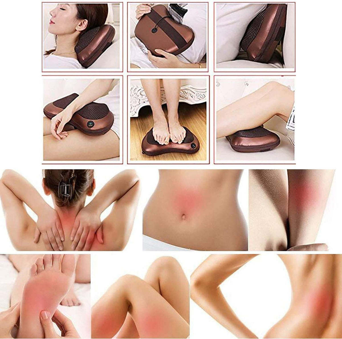 Electric Heat Massage Pillow